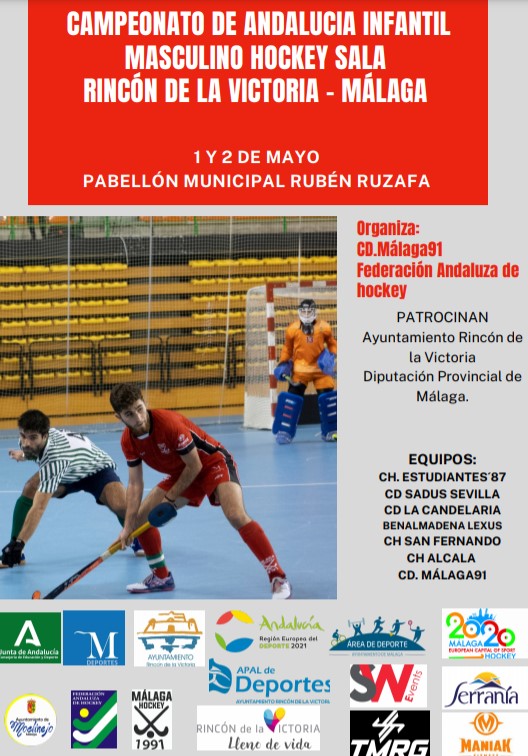 El Rincón de la Victoria, sede del Campeonato de Andalucía Infantil Masculino de Hockey Sala