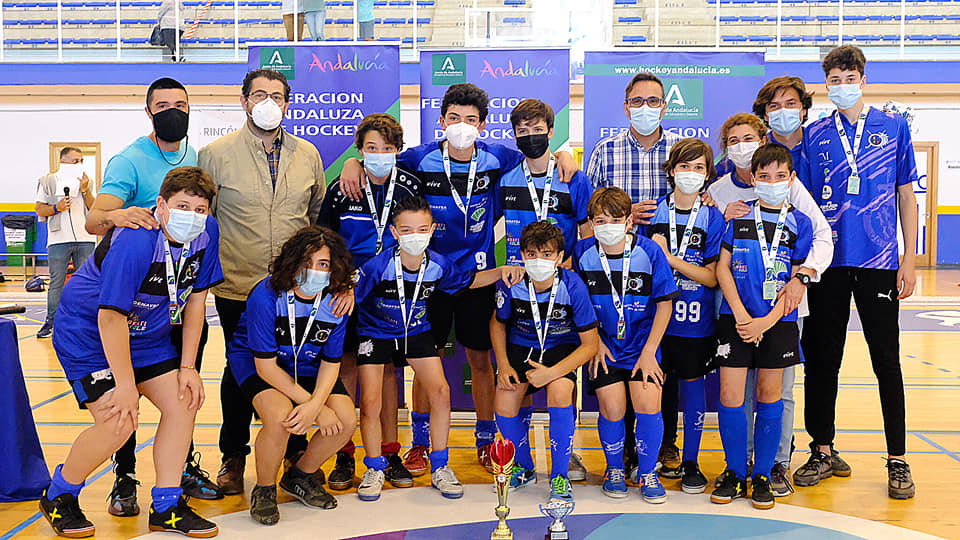 El CD La Candelaria nuevos Campeones de Andalucía Infantil Masculino Hockey Sala