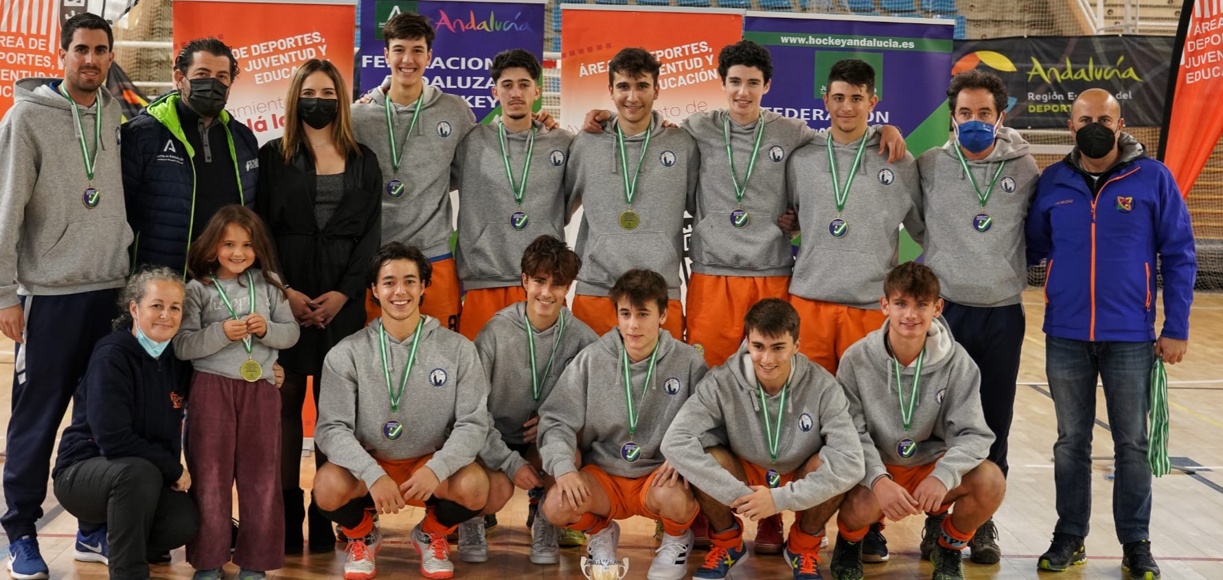 El CHP Benalmádena se corona nuevamente Campeones de Andalucía Juvenil Masculino de Hockey Sala