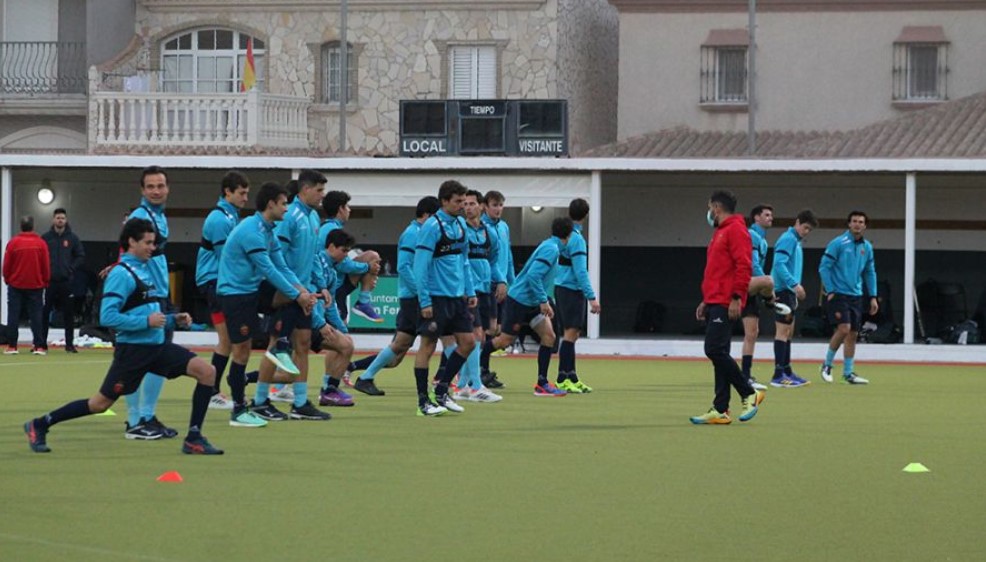 La selección española masculina ya se ejercita en San Fernando