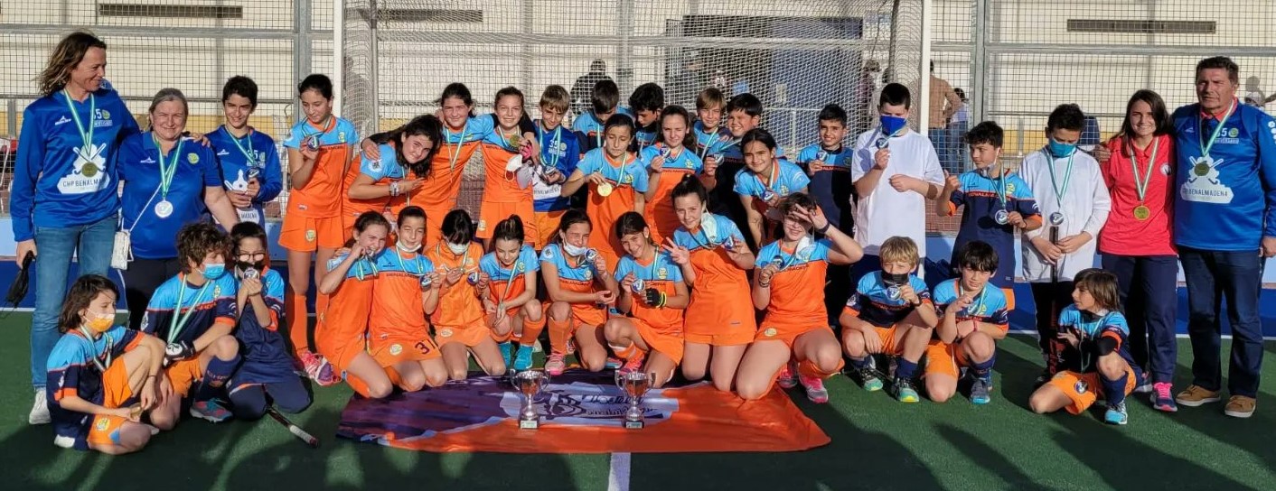 Doblete del CHP Benalmádena en el Campeonato de Andalucía Alevín de hockey