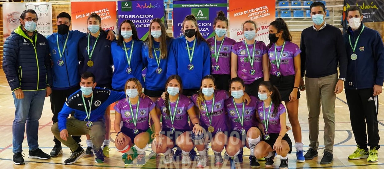 Candelaria Carranque son las nuevas campeonas de Andalucía de primera división de hockey sala