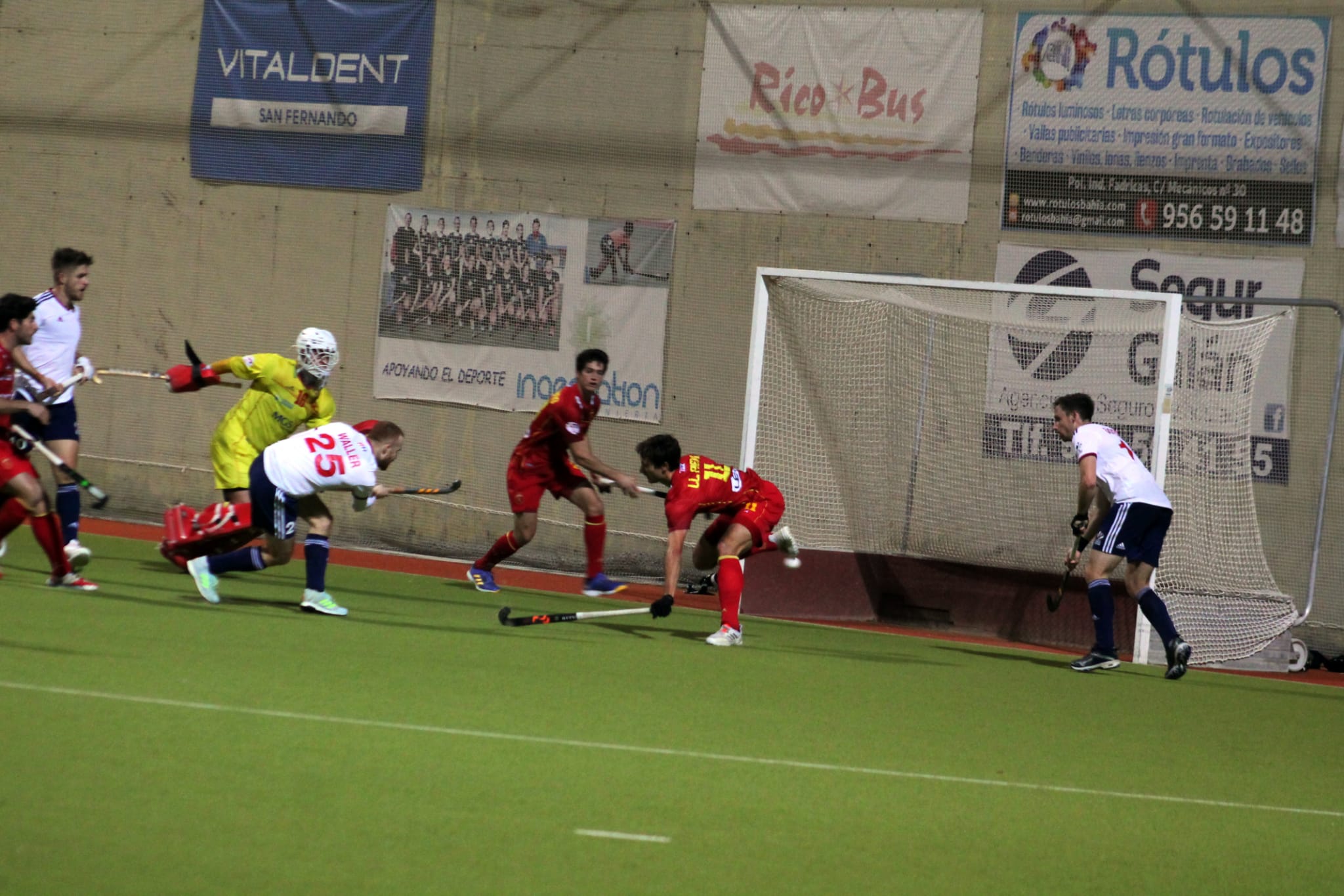 Gran Bretaña le gana el primer envite ante España en el Andalucía Hockey Series