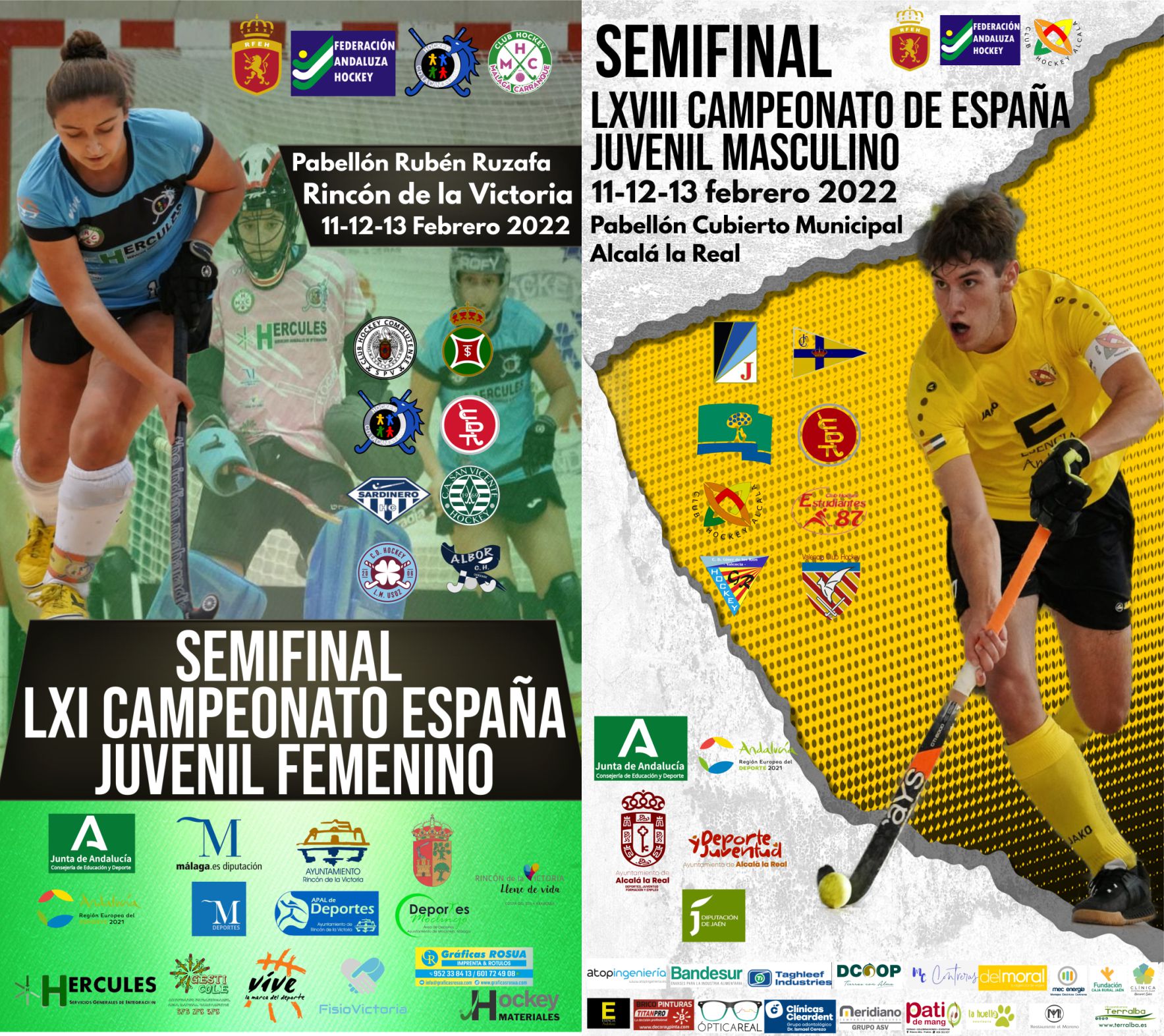 Rincón de la Victoria y Alcalá la Real sede de las Semifinales de los Campeonatos de España Juvenil