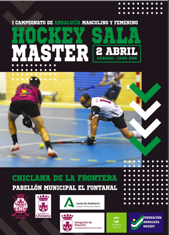 Chiclana sede de la primera edición del Campeonato de Andalucía Master de Hockey Sala