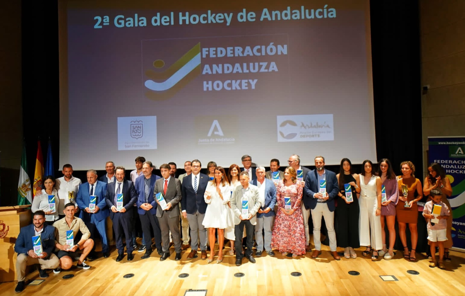 La FAHOCKEY celebró la II Gala del Hockey Andaluz