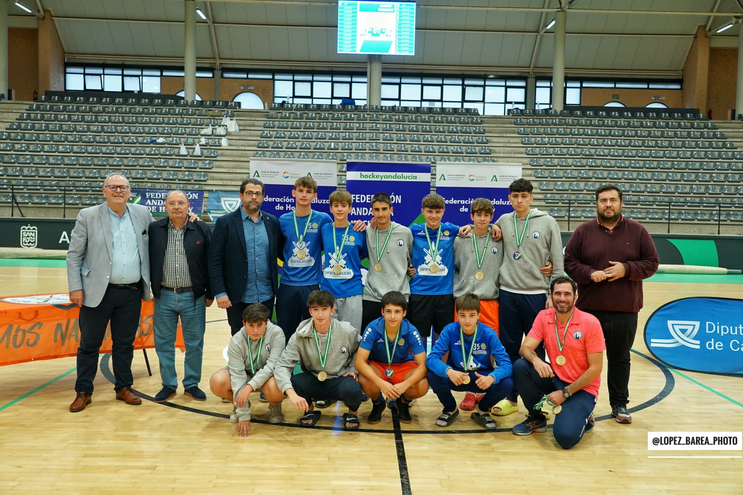 EL CHP BENALMÁDENA; NUEVOS CAMPEONES DE ANDALUCÍA CADETES DE HOCKEY SALA