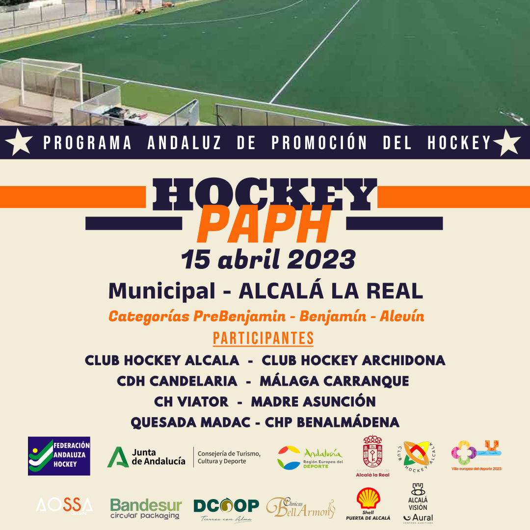 EL PROGRAMA DE PROMOCIÓN DEL HOCKEY ANDALUZ CONTINÚA EN ALCALÁ LA REAL