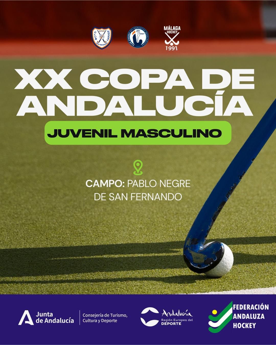 LA COPA DE ANDALUCÍA JUVENIL MASCULINA COMIENZA ESTE PRÓXIMO SÁBADO