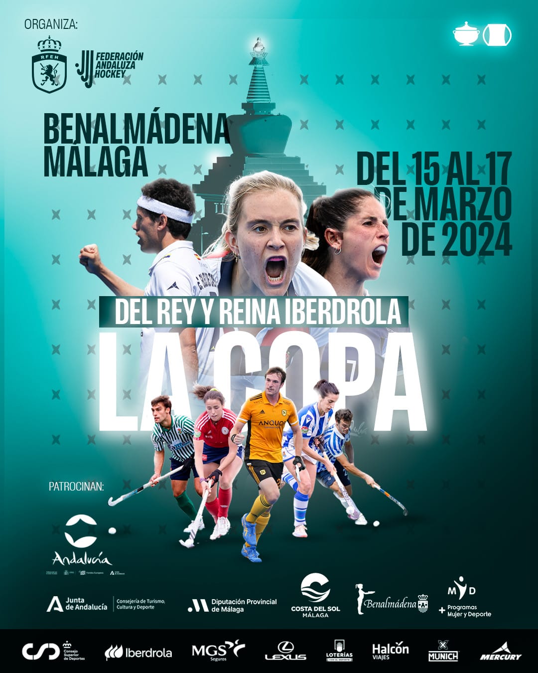 ANDALUCÍA, SEDE DE LA COPA DEL REY Y DE LA REINA 2024