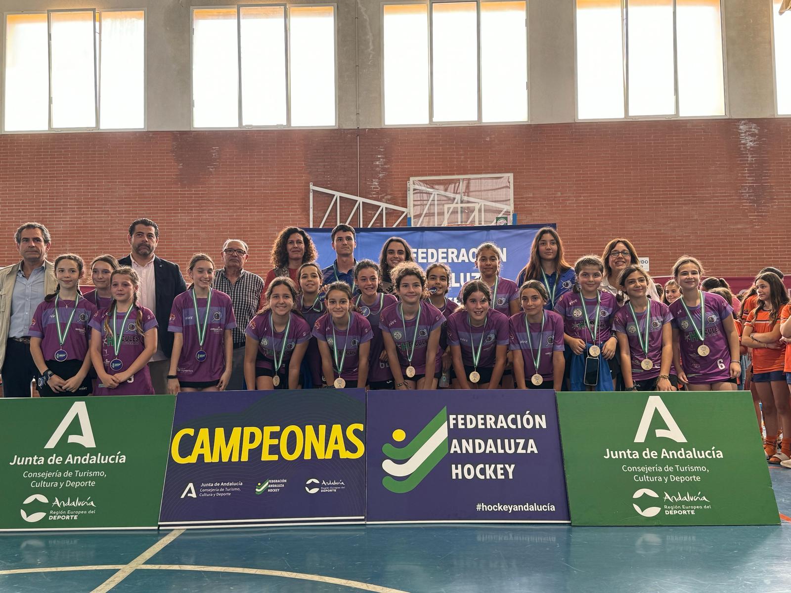 LA CANDELARIA CARRANQUE, CAMPEONAS DE ANDALUCÍA ALEVINES DE HOCKEY SALA